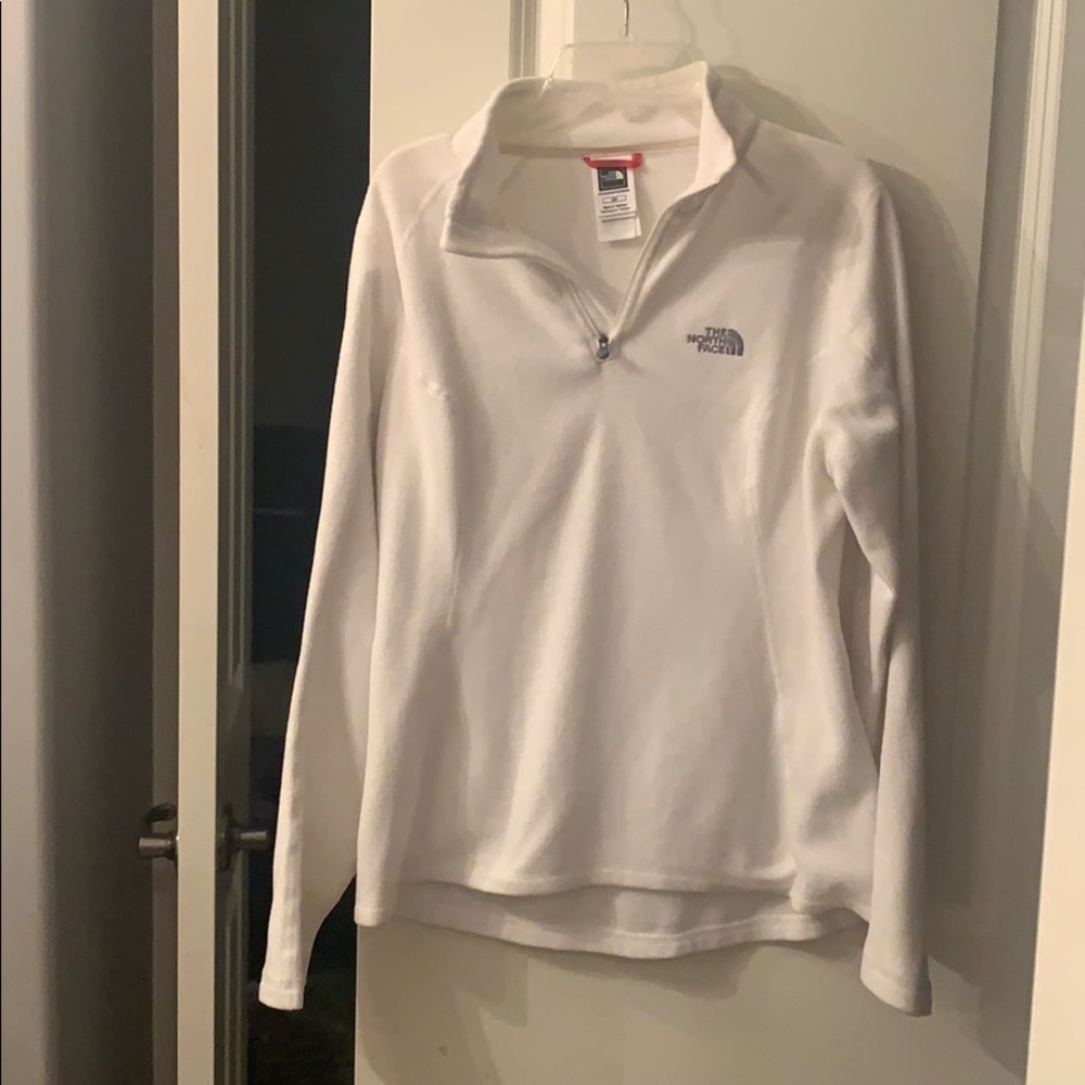 White north face jacket